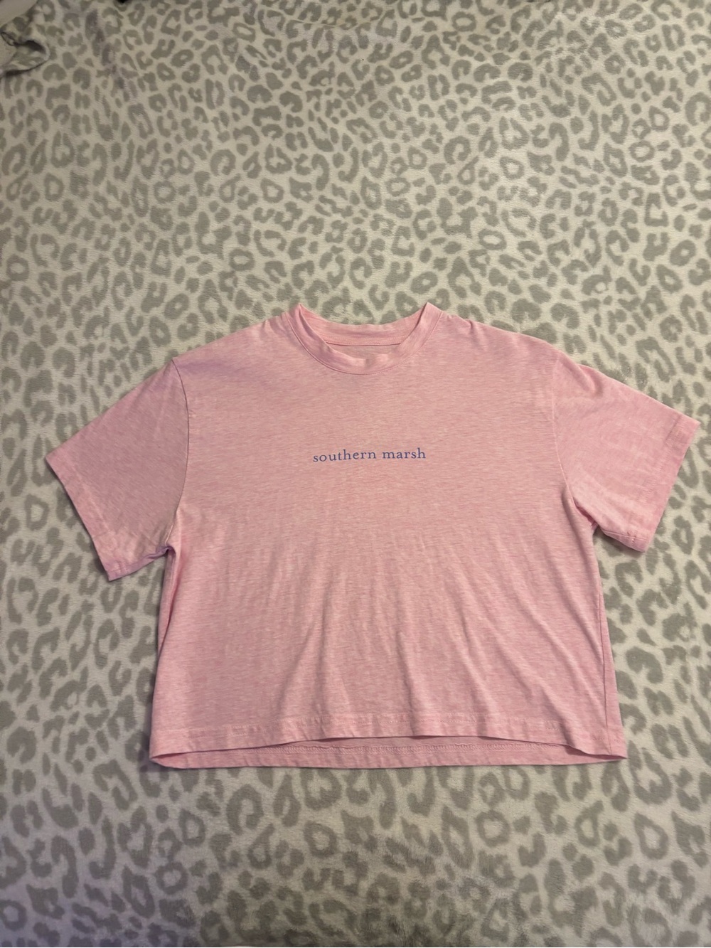 Southern Marsh Light Pink Logo Tee